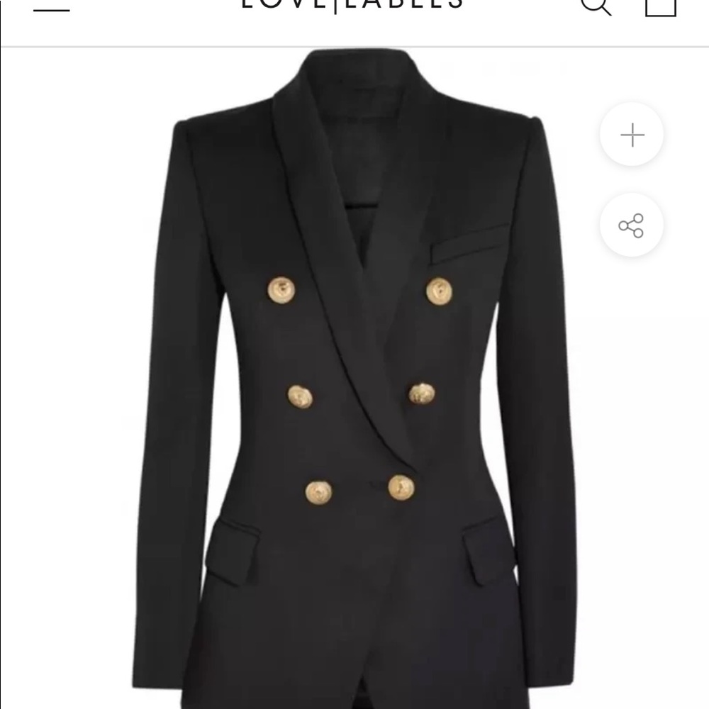 Double breasted blazer